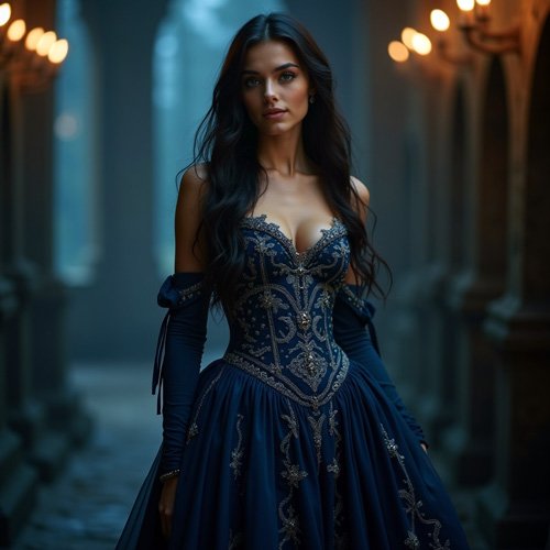 Attractive witch from Ravenclaw at Hogwarts