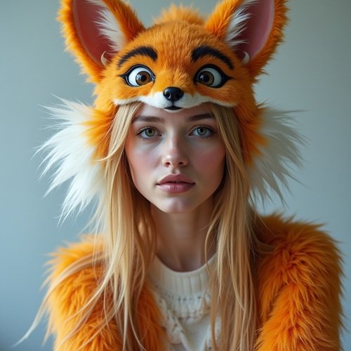 Atractiva mujer peluda